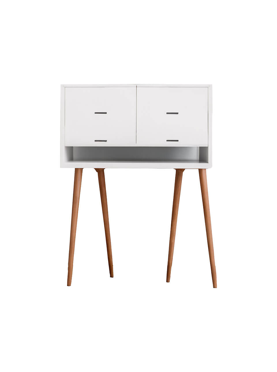 Sleek Nightstand with Storage